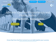 Tablet Screenshot of pilatesproactive.com.au